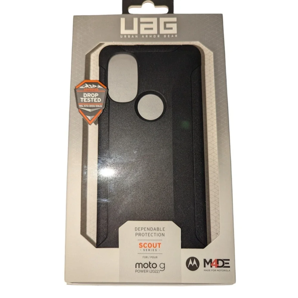 H1. URBAN‎ ARMOR GEAR Scout Series Case for Motorola Moto G Power (2022) - Black